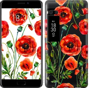 

Чохол Намальовані маки на Meizu Pro 7 Plus 744043