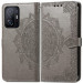 Фото Кожаный чехол-книжка Art Case с визитницей для Xiaomi 11T / 11T Pro (Серый) на vchehle.ua