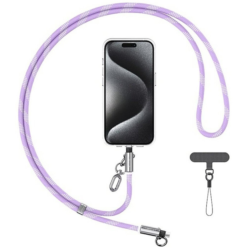 Дата кабель-шнурок Usams US-SJ746 Type-C to Lightning 30W (1.2m) (Purple)