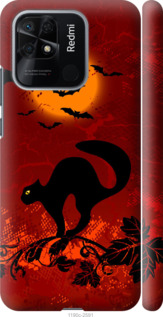 

Чохол Чёрная кошка под луной для Xiaomi Redmi 10C 1422328