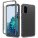 Чохол TPU + PC Full Body з захистом 360 на Samsung Galaxy S20+ (Чорний)