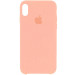 Чохол Silicone Case (AA) на Apple iPhone X (5.8") / XS (5.8") (Рожевий / Light Flamingo)