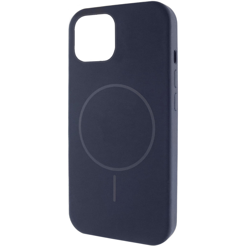 Чохол Silicone Case Full Protective (AA) NO LOGO with Magnetic Safe на Apple iPhone 11 Pro Max (6.5") (Темно-синій / Midnight blue)