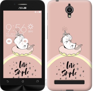 

Чехол Единорожка в пончике для Asus ZenFone Go ZC451TG 719632