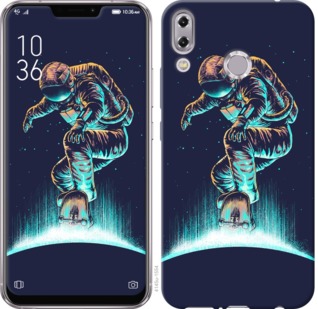 

Чехол Космонавт на скейтборде для Asus Zenfone Max Pro M2 ZB631KL 704085