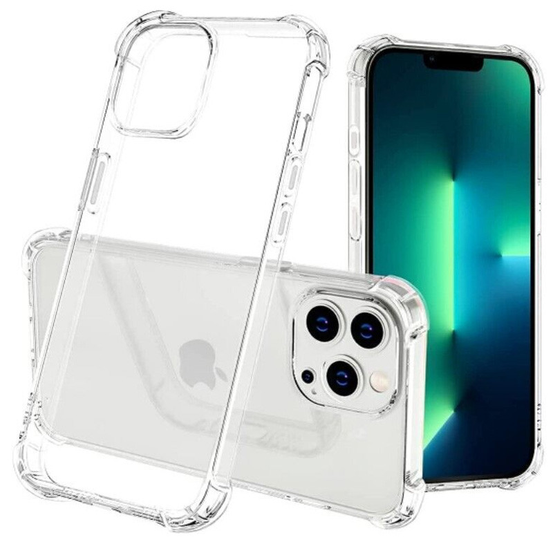 TPU чохол GETMAN Ease logo посилені кути на Apple iPhone 12 Pro Max (6.7") (Прозорий / Transparent)