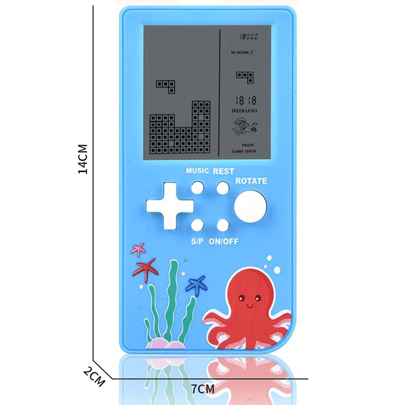 Фото Портативна ігрова консоль Tetris T13 (Blue) на vchehle.ua