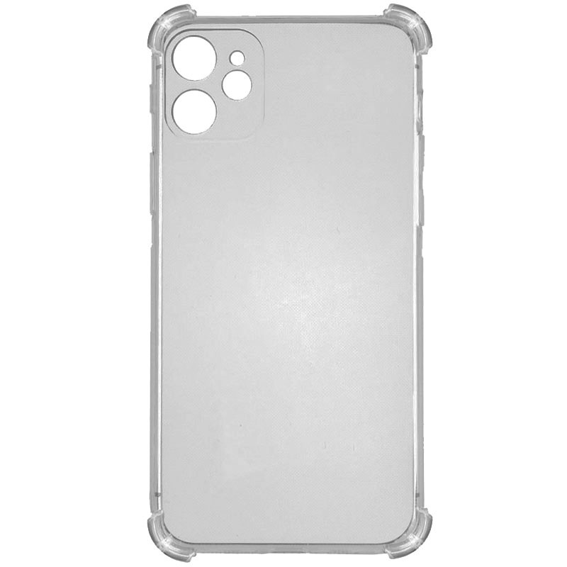 

TPU чохол GETMAN Ease logo посилені кути на Apple iPhone 12 (6.1") (Сірий (прозорий)) 1191275