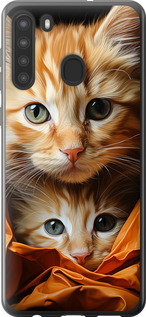 Чехол Котики 2 для Samsung Galaxy A21