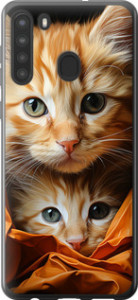 Чехол Котики 2 для Samsung Galaxy A21