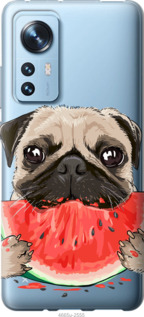 

Чехол Мопс и арбуз для Xiaomi 12 1272752