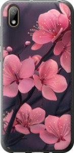 Чохол Пурпурна сакура на Huawei Y5 2019