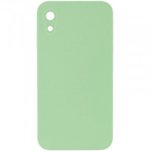 Silicone Case Square Full Camera Protective (AA) NOLOGO на Apple iPhone XR (6.1")
