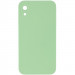 Чехол Silicone Case Square Full Camera Protective (AA) NOLOGO для Apple iPhone XR (6.1") (Мятный / Mint)