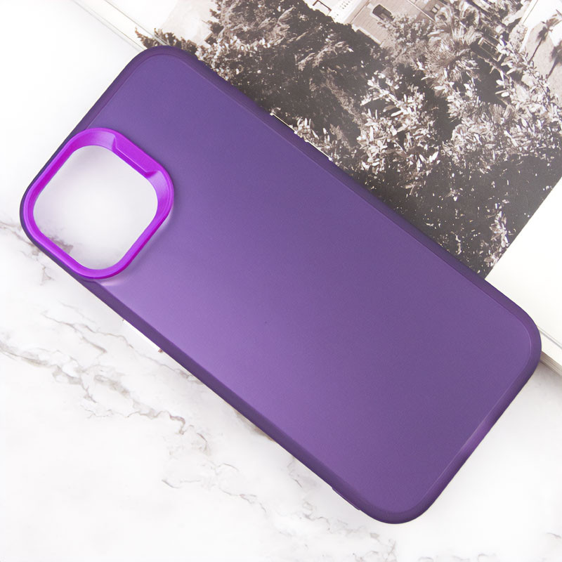 Фото TPU+PC чохол Magic glow with protective edge на Apple iPhone 12 Pro / 12 (6.1") (Purple) на vchehle.ua