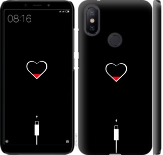 

Чехол Подзарядка сердца для Xiaomi Mi A2 721381