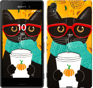 

Чохол Осінній кіт для Sony Xperia Z3+ Dual 639713