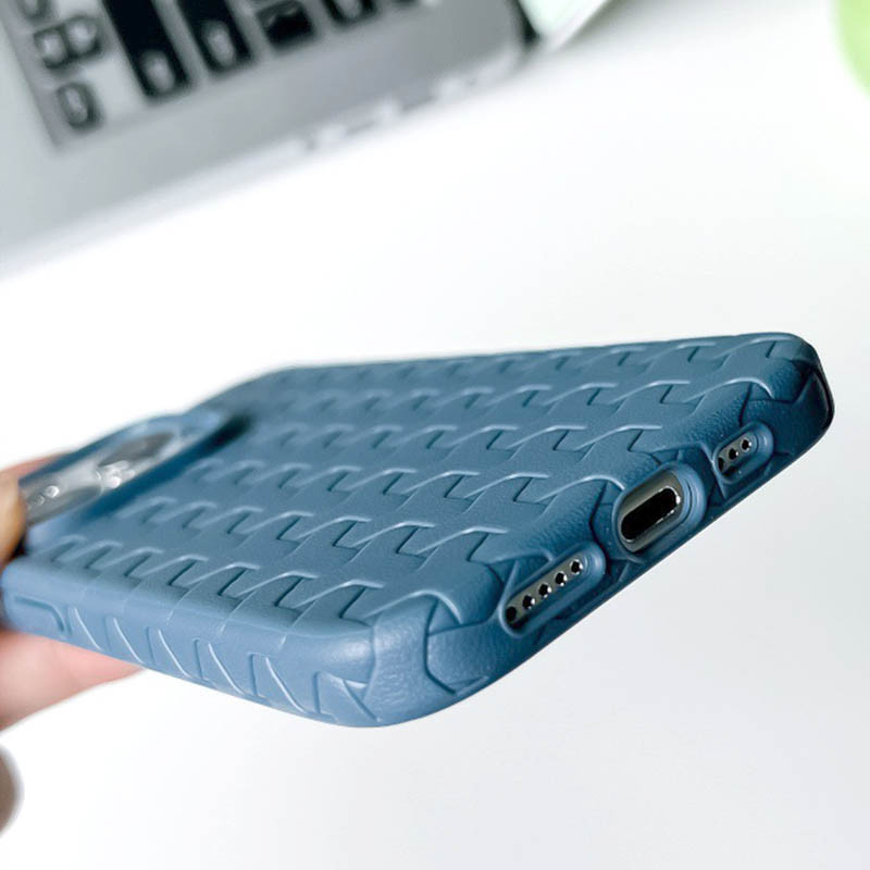 Фото Чехол TPU Weaving для Apple iPhone 16 Pro Max (6.9") (Blue) в магазине vchehle.ua