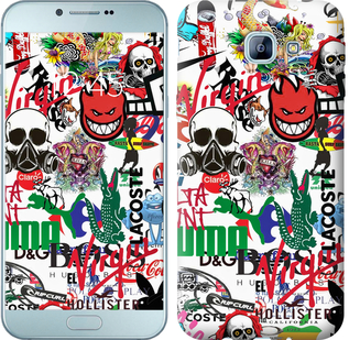 

Чехол Many different logos для Samsung Galaxy A8 (2016) A810 637931