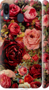 Чехол Цветущие розы для Samsung Galaxy M20