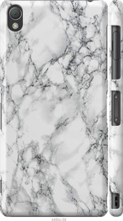 Чехол Мрамор белый для Sony Xperia Z3 D6603