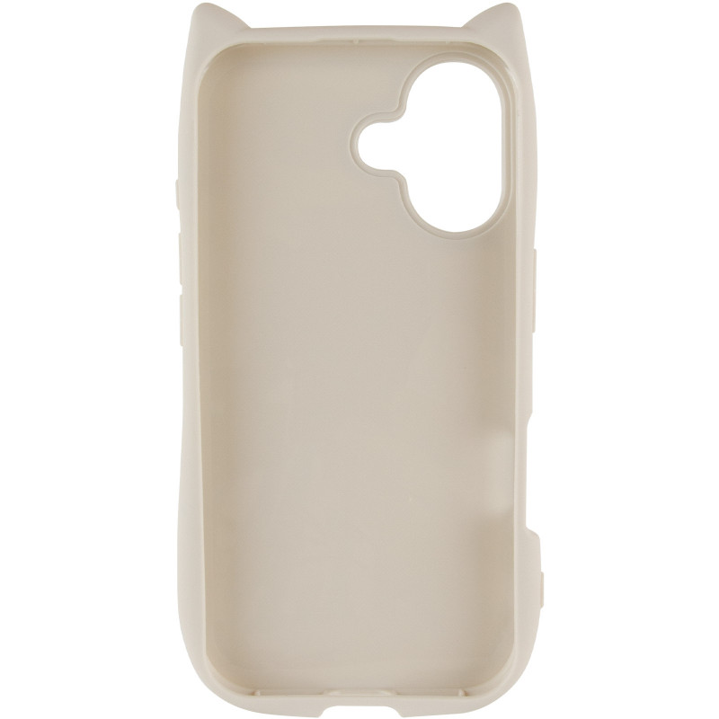 Фото Чехол TPU Cat для Apple iPhone 16 Plus (6.7") (Antique White) в магазине vchehle.ua