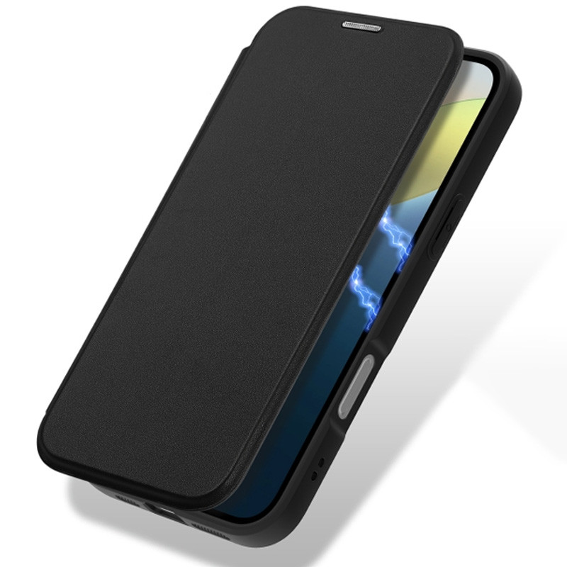 Фото Чохол-книжка Dux Ducis Skin X Pro with Magnetic safe на Apple iPhone 17 (6.3") (Black) на vchehle.ua