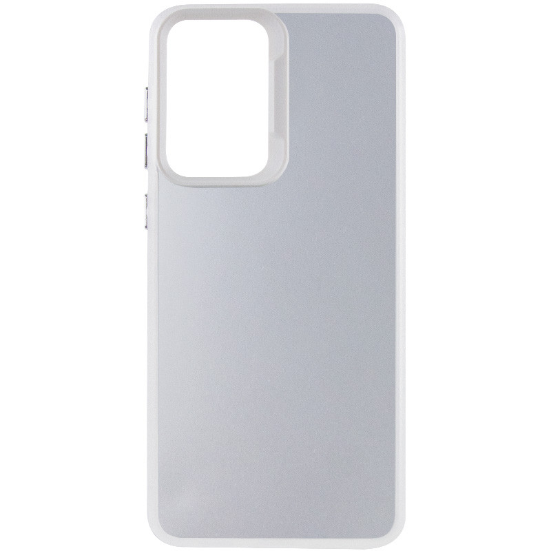 TPU+PC чехол Magic glow with protective edge для Samsung Galaxy S23+ (White)