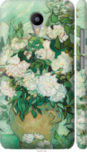 Чехол Винсент Ван Гог. Ваза с розами для Meizu M2 Note