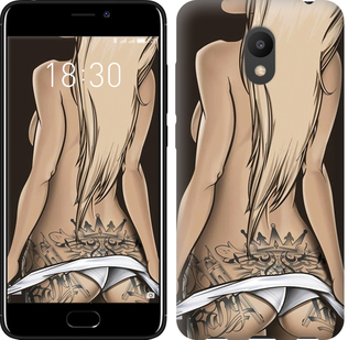 

Чехол Девушка с татуировкой для Meizu M6 644346