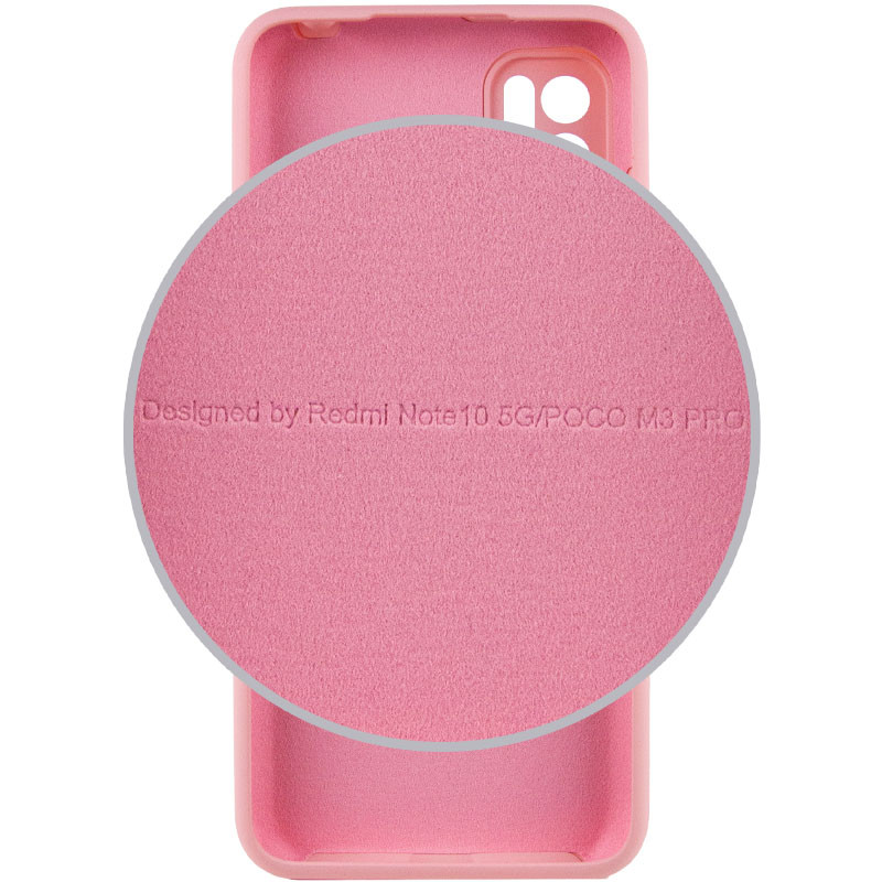 Фото Чехол Silicone Cover Full Camera (AA) для Xiaomi Redmi Note 10 5G / Poco M3 Pro (Розовый / Pudra) в магазине vchehle.ua