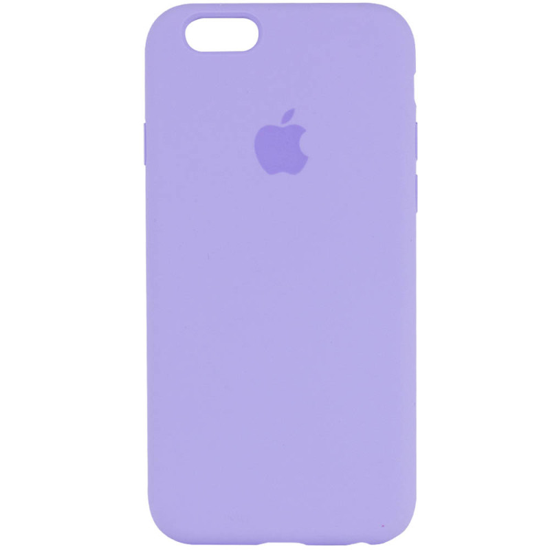 Чохол Silicone Case Full Protective (AA) на Apple iPhone 6/6s (4.7") (Бузковий / Dasheen)