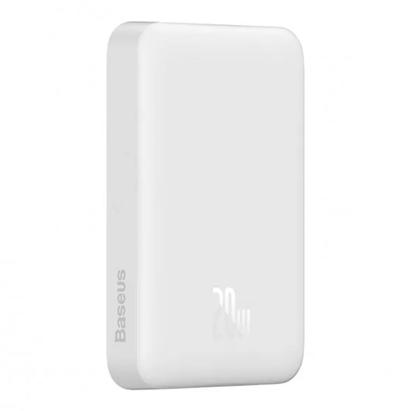 Фото Портативное ЗУ Power Bank Baseus Magnetic Mini 20W c БЗУ 10000 mAh (PPCX070001) (White) в магазине vchehle.ua