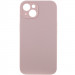 Чехол Silicone Case Full Camera Protective (AA) NO LOGO для Apple iPhone 14 (6.1") (Розовый / Chalk Pink)