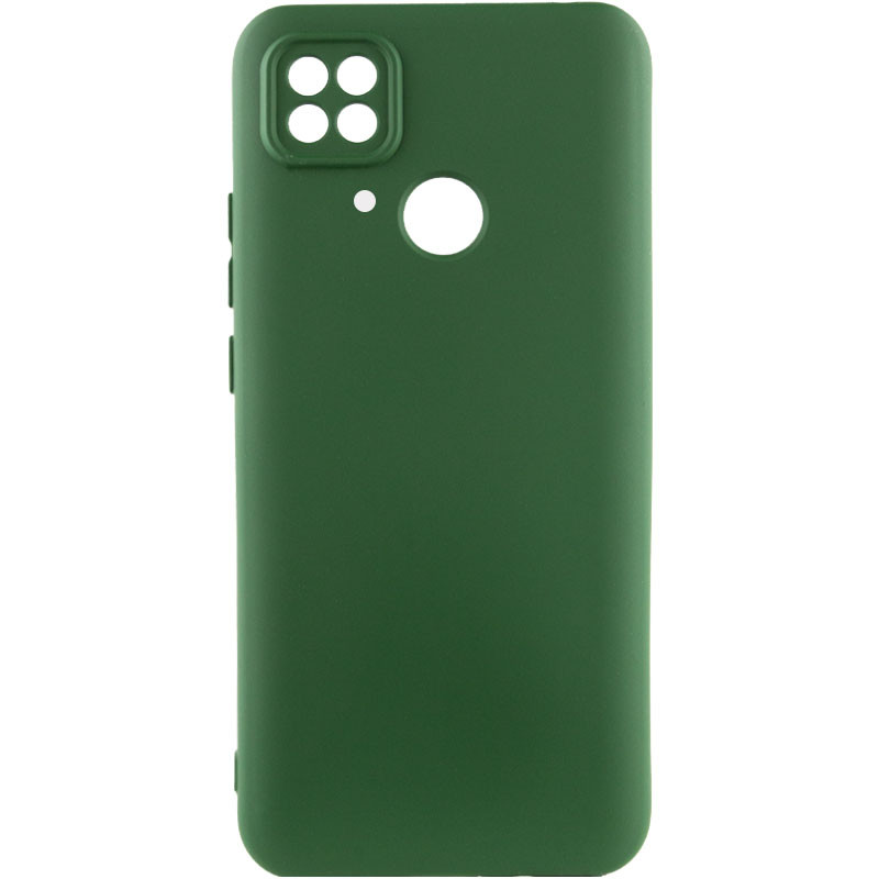 Чохол Silicone Cover Lakshmi Full Camera (A) на Xiaomi Poco C40 (Зелений / Dark green)