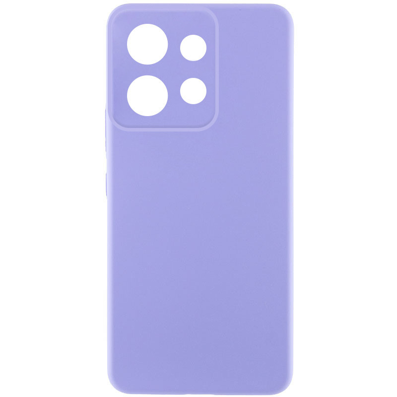 Чохол Silicone Cover Lakshmi Full Camera (AAA) на Motorola Edge 50 (Бузковий / Dasheen)