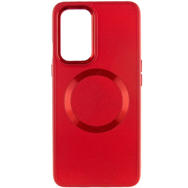 Фото TPU чохол Bonbon Metal Style with Magnetic safe на OnePlus 9 (Червоний / Red) на vchehle.ua