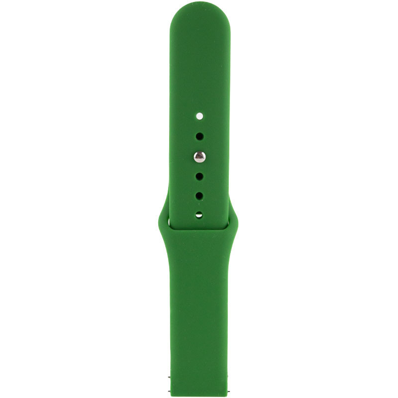 Фото Ремінець Silicone Band для Xiaomi Amazfit/Samsung 22 mm (Зелений / Green) в маназині vchehle.ua