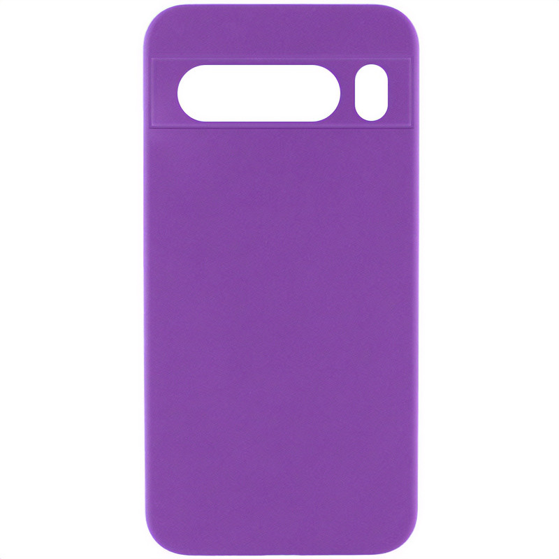 Чохол Silicone Cover Lakshmi Full Camera (AA) на Google Pixel 9 Pro XL (Фіолетовий / Purple)