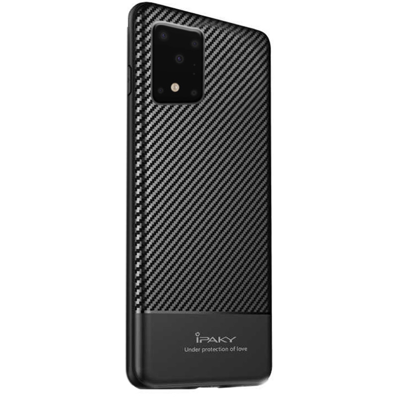 

TPU чехол iPaky Musy Series для Samsung Galaxy S20 Ultra (Черный) 872479