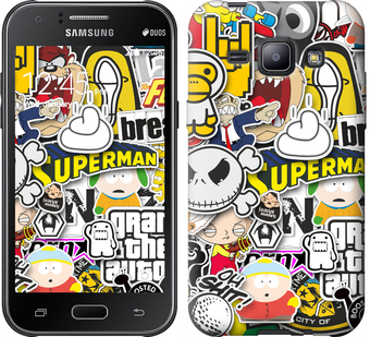 

Чохол Popular logos на Samsung Galaxy J1 J100H 627852