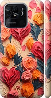 

Чехол Сердечки 3 для Xiaomi Redmi 10C 1645324