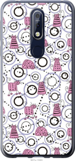 

Чехол Смешные коты для Nokia 7.1 1394236