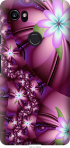Чехол Цветочная мозаика для Google PixeL 2 XL