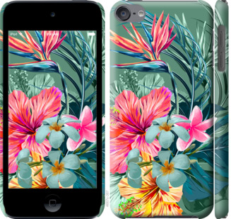 

Чехол Тропические цветы v1 для iPod Touch 6 844773