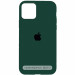 Чохол Silicone Case Full Protective (AA) на Apple iPhone 16 Pro (6.3") (Зелений / Forest green)