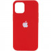 Чохол Silicone Case Full Protective (AA) на Apple iPhone 12 Pro Max (6.7") (Червоний / Dark Red)