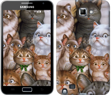 

Чехол коты для Samsung Galaxy Note i9220 476345