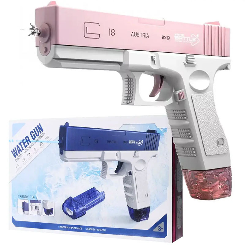 Купить Водный пистолет Water Gun Glock (Pink) на vchehle.ua