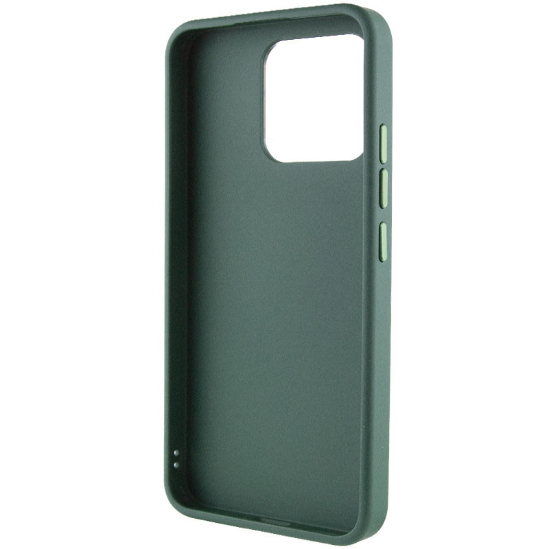 Фото TPU чехол Bonbon Metal Style with Magnetic safe для Xiaomi Redmi Note 13 Pro 4G / Poco M6 Pro 4G (Зеленый / Army Green) в магазине vchehle.ua